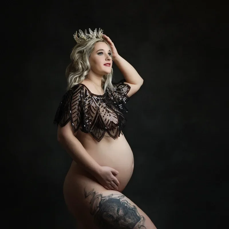 Maternity Wear - 임신 한 여성을위한 출산 사진 케이프