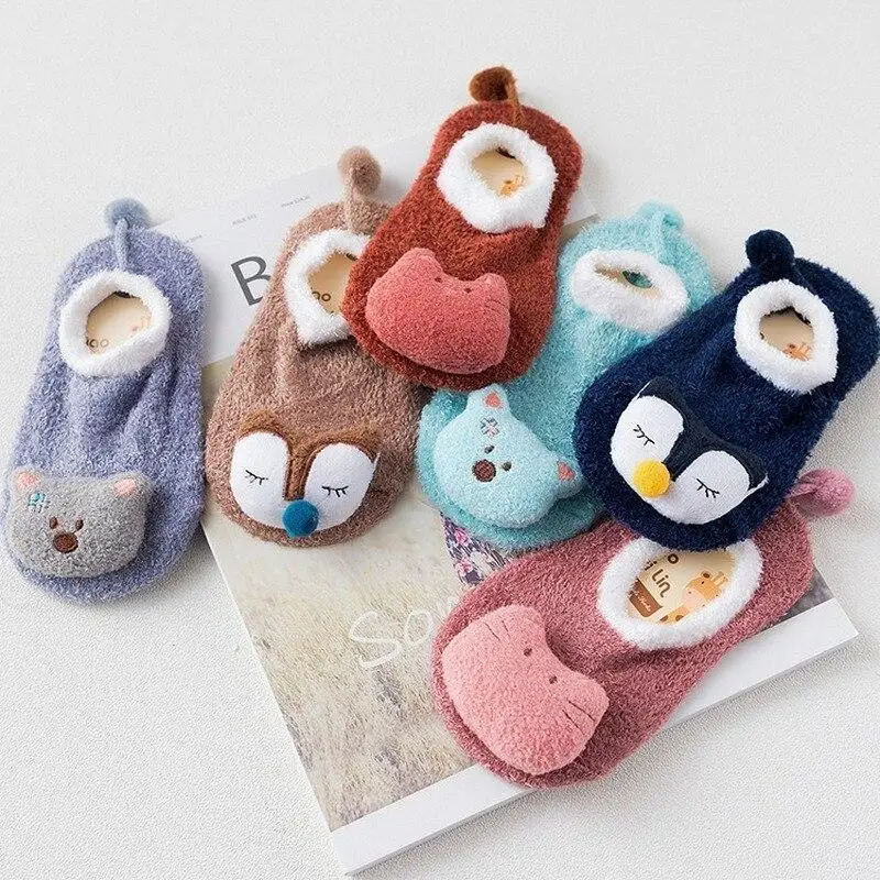 아기 양말, 겨울용 두꺼운 따뜻한 신생아용 면 양말,  - Unisex Baby Socks Non Slip 리뷰 및 가격